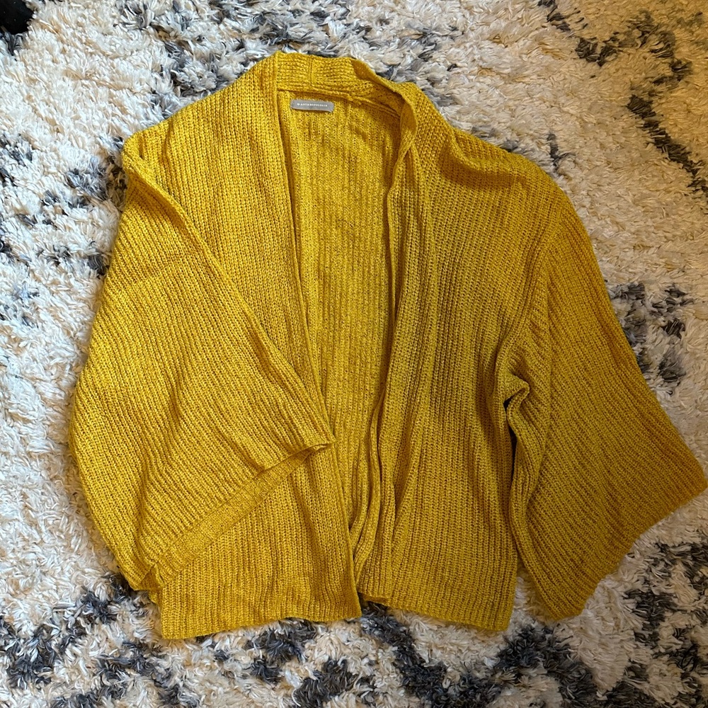 Anthropologie Goldenrod Cardigan - Picture 2 of 5